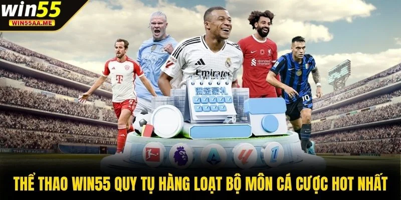 Thể thao WIN55 quy tụ hàng loạt bộ môn cá cược hot nhất